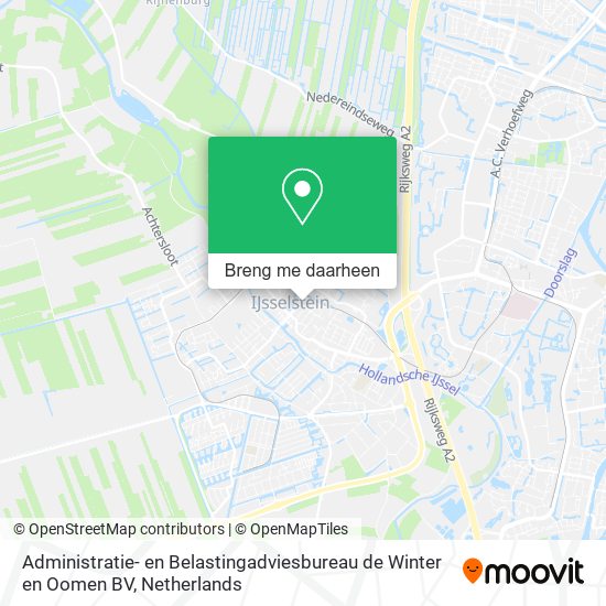 Administratie- en Belastingadviesbureau de Winter en Oomen BV kaart