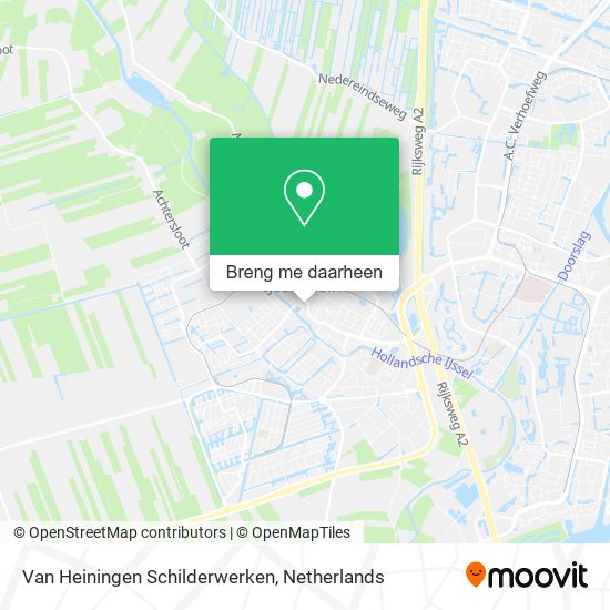 Van Heiningen Schilderwerken kaart
