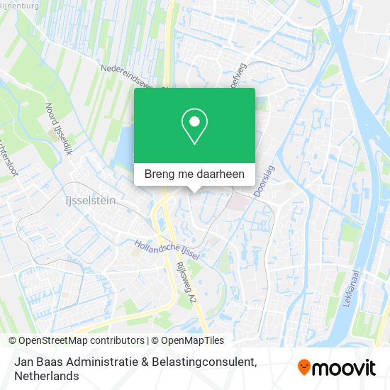 Jan Baas Administratie & Belastingconsulent kaart