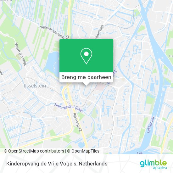 Kinderopvang de Vrije Vogels kaart