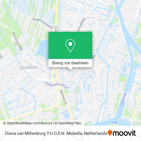 Diana van Miltenburg T.H.O.D.N. Mobella kaart