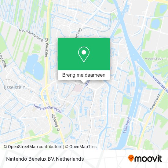 Nintendo Benelux BV kaart