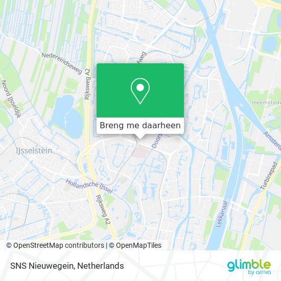 SNS Nieuwegein kaart