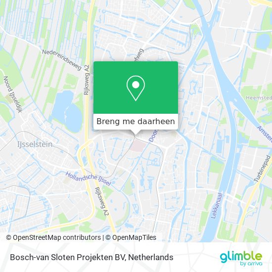 Bosch-van Sloten Projekten BV kaart