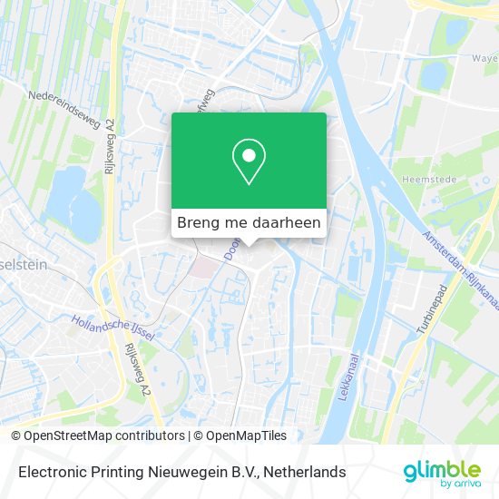 Electronic Printing Nieuwegein B.V. kaart