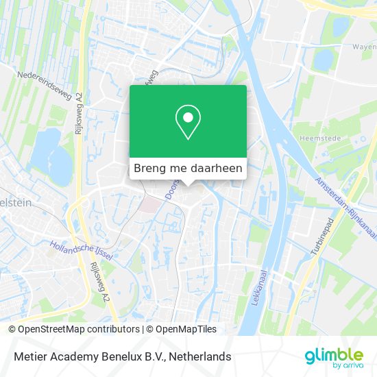 Metier Academy Benelux B.V. kaart