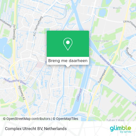 Complex Utrecht BV kaart