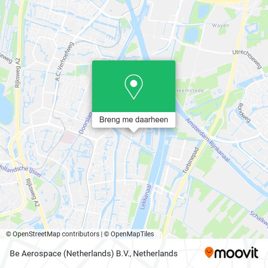 Be Aerospace (Netherlands) B.V. kaart