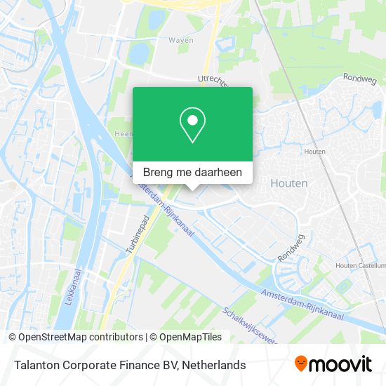 Talanton Corporate Finance BV kaart