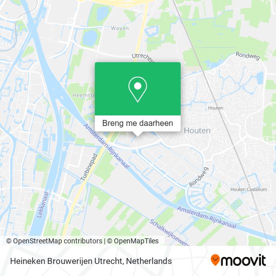Heineken Brouwerijen Utrecht kaart