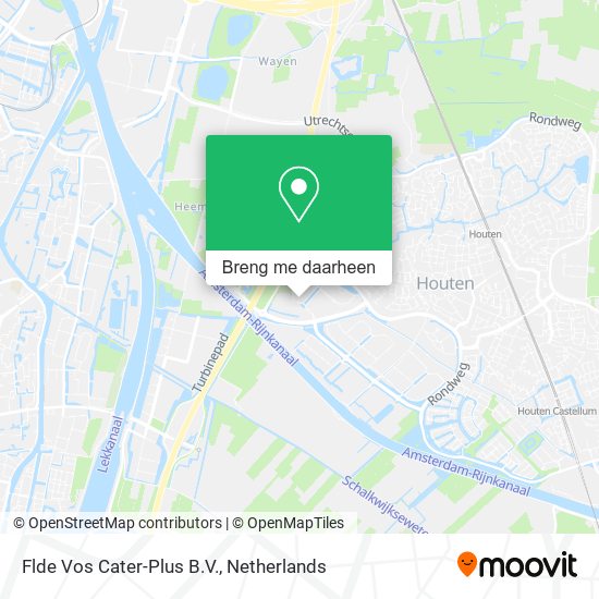 Flde Vos Cater-Plus B.V. kaart