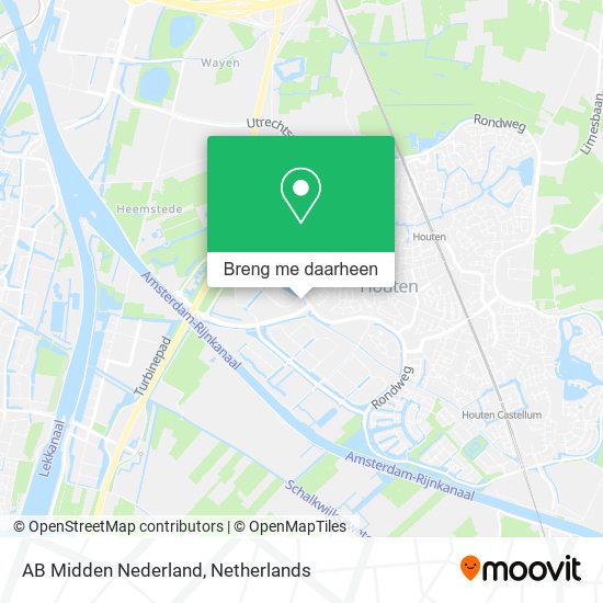 AB Midden Nederland kaart