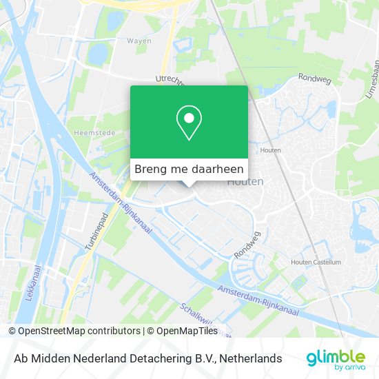 Ab Midden Nederland Detachering B.V. kaart