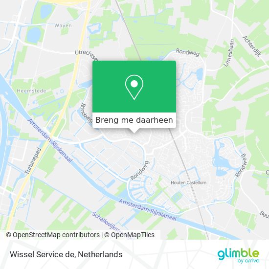 Wissel Service de kaart