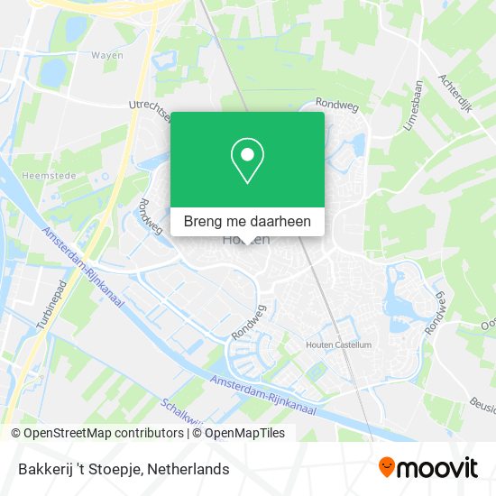 Bakkerij 't Stoepje kaart