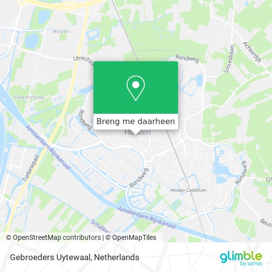 Gebroeders Uytewaal kaart