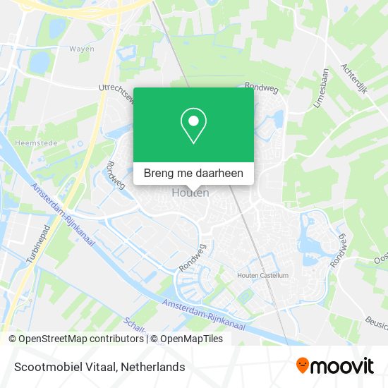 Scootmobiel Vitaal kaart