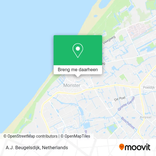 A.J. Beugelsdijk kaart