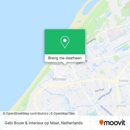 Gebi Bouw & Interieur op Maat kaart