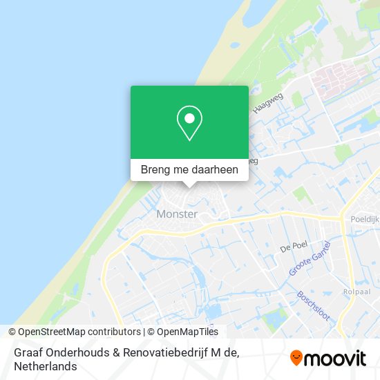 Graaf Onderhouds & Renovatiebedrijf M de kaart