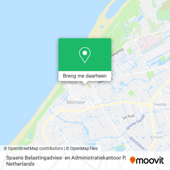 Spaans Belastingadvies- en Administratiekantoor P kaart