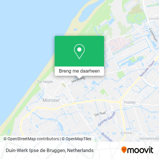 Duin-Werk Ipse de Bruggen kaart