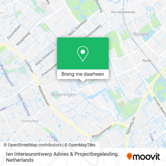 Ien Interieurontwerp Advies & Projectbegeleiding kaart