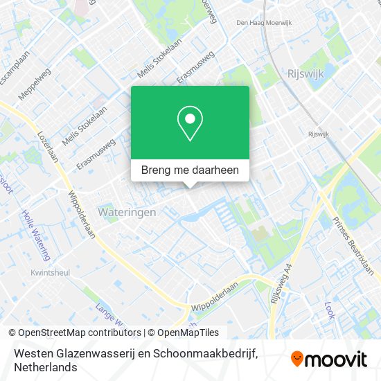Westen Glazenwasserij en Schoonmaakbedrijf kaart