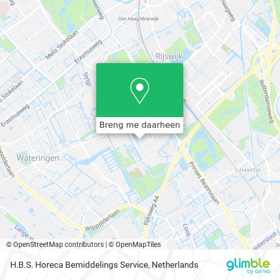 H.B.S. Horeca Bemiddelings Service kaart