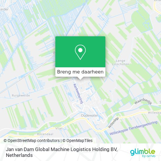 Jan van Dam Global Machine Logistics Holding BV kaart