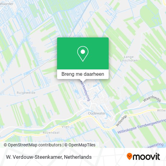 W. Verdouw-Steenkamer kaart