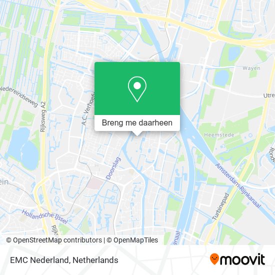 EMC Nederland kaart