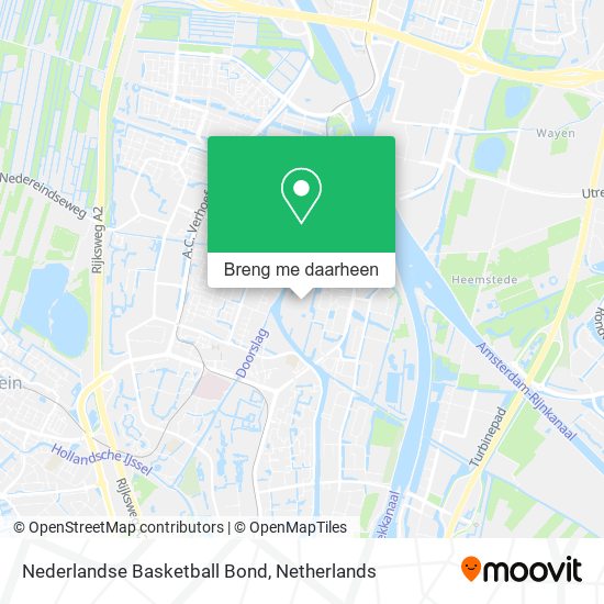 Nederlandse Basketball Bond kaart