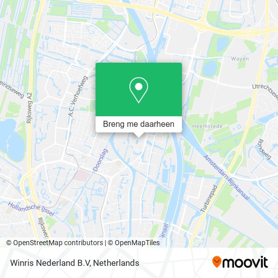 Winris Nederland B.V kaart