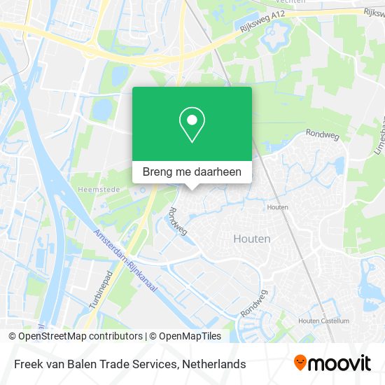 Freek van Balen Trade Services kaart