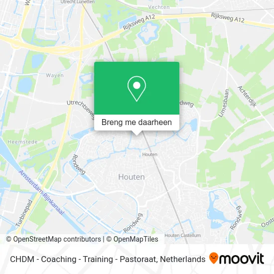 CHDM - Coaching - Training - Pastoraat kaart
