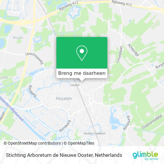 Stichting Arboretum de Nieuwe Ooster kaart