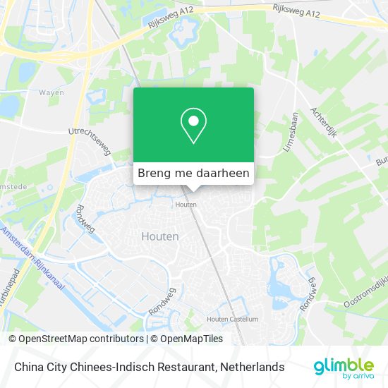 China City Chinees-Indisch Restaurant kaart