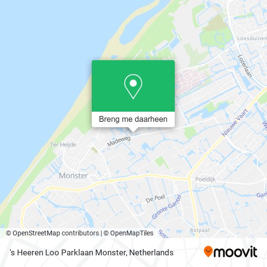 's Heeren Loo Parklaan Monster kaart