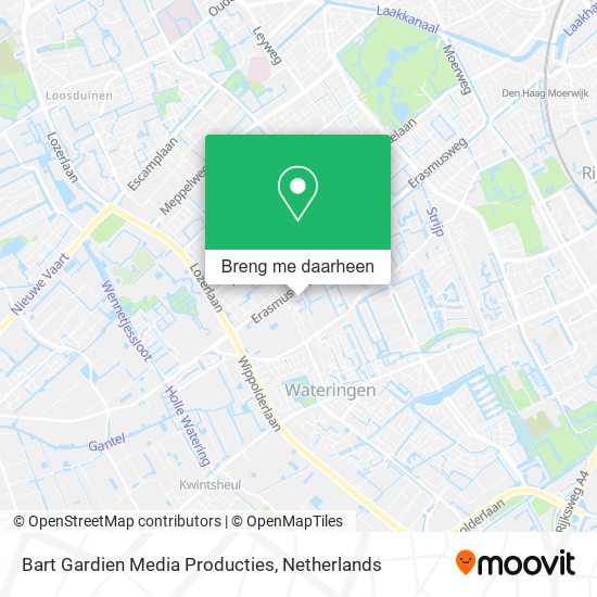 Bart Gardien Media Producties kaart