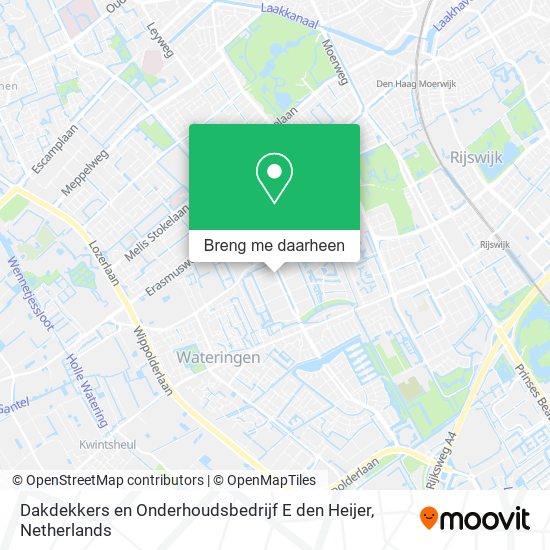 Dakdekkers en Onderhoudsbedrijf E den Heijer kaart