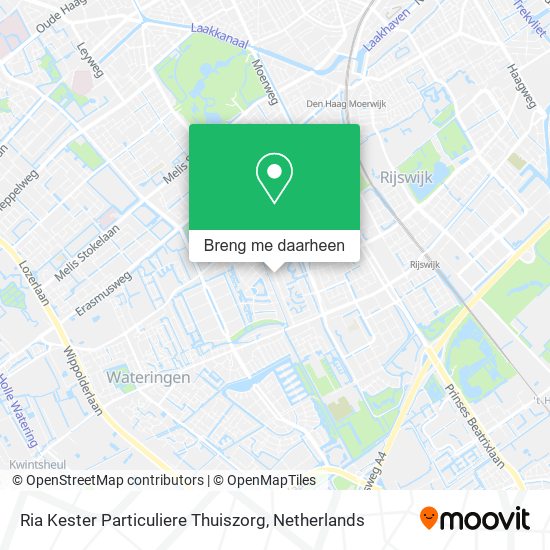 Ria Kester Particuliere Thuiszorg kaart