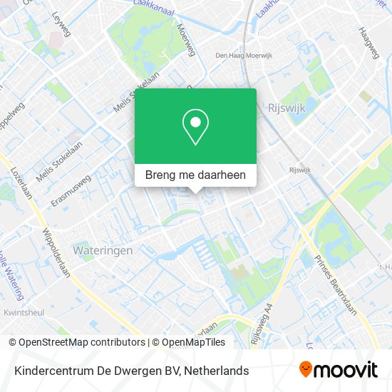 Kindercentrum De Dwergen BV kaart