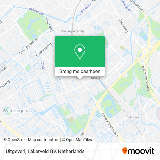 Uitgeverij Lakerveld BV kaart