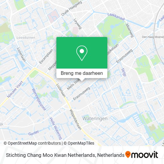 Stichting Chang Moo Kwan Netherlands kaart