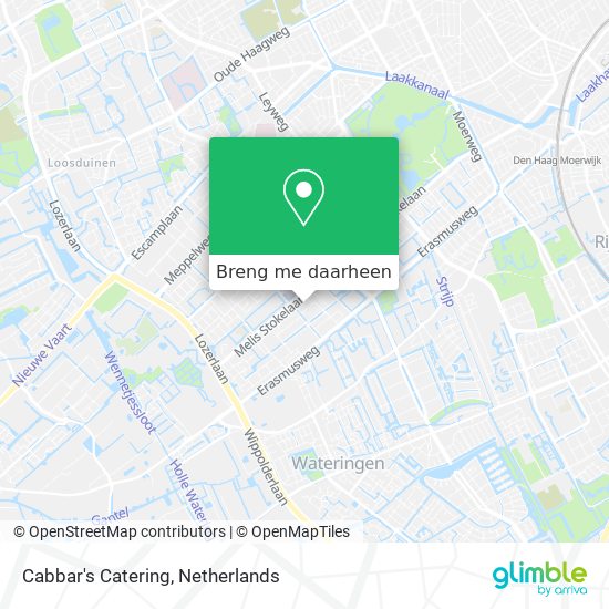 Cabbar's Catering kaart