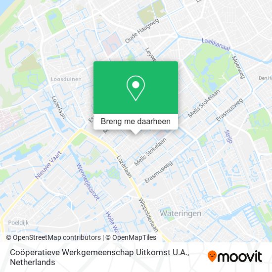 Coöperatieve Werkgemeenschap Uitkomst U.A. kaart