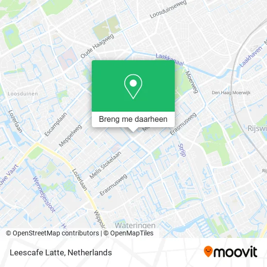 Leescafe Latte kaart