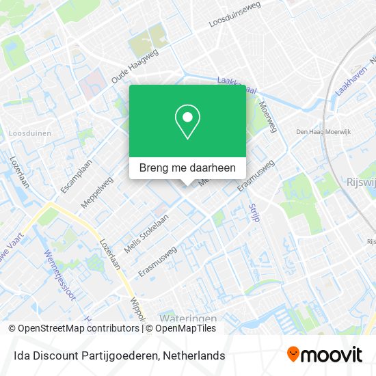 Ida Discount Partijgoederen kaart