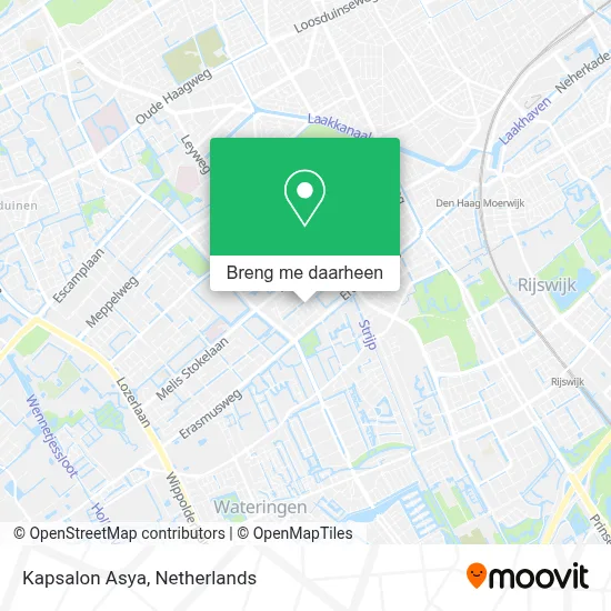 Kapsalon Asya kaart